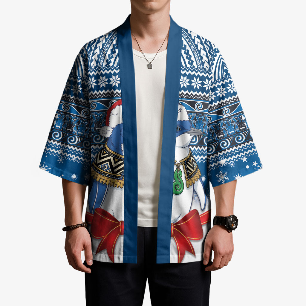 New Zealand Fairy Penguin Korora Christmas Kimono Maori Inspired Knitted Patterns