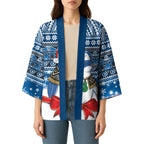 New Zealand Fairy Penguin Korora Christmas Kimono Maori Inspired Knitted Patterns