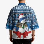 New Zealand Fairy Penguin Korora Christmas Kimono Maori Inspired Knitted Patterns