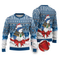 New Zealand Fairy Penguin Korora Christmas Ugly Christmas Sweater Maori Inspired Knitted Patterns