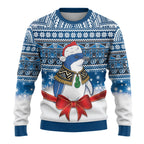 New Zealand Fairy Penguin Korora Christmas Ugly Christmas Sweater Maori Inspired Knitted Patterns