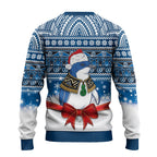 New Zealand Fairy Penguin Korora Christmas Ugly Christmas Sweater Maori Inspired Knitted Patterns