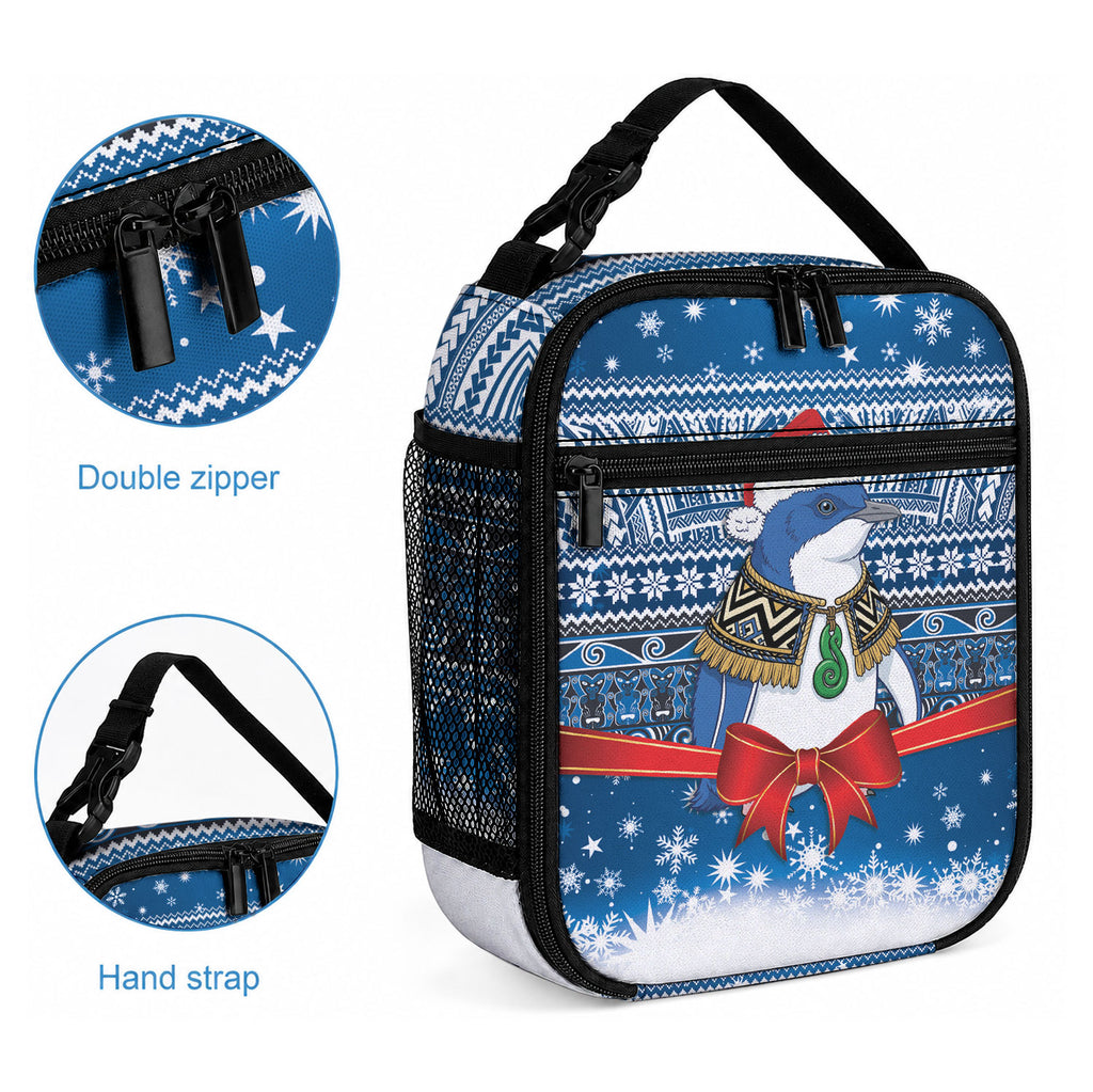 New Zealand Fairy Penguin Korora Christmas Lunch Bag Maori Inspired Knitted Patterns