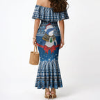 New Zealand Fairy Penguin Korora Christmas Mermaid Dress Maori Inspired Knitted Patterns