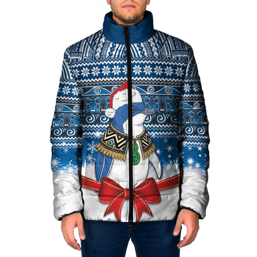 New Zealand Fairy Penguin Korora Christmas Padded Jacket Maori Inspired Knitted Patterns