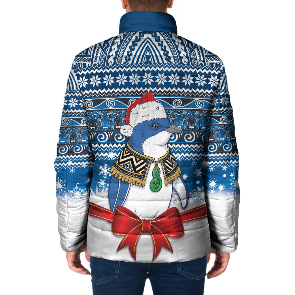New Zealand Fairy Penguin Korora Christmas Padded Jacket Maori Inspired Knitted Patterns