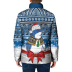 New Zealand Fairy Penguin Korora Christmas Padded Jacket Maori Inspired Knitted Patterns