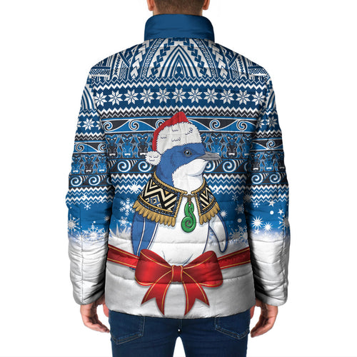 New Zealand Fairy Penguin Korora Christmas Padded Jacket Maori Inspired Knitted Patterns