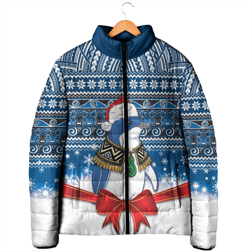 New Zealand Fairy Penguin Korora Christmas Padded Jacket Maori Inspired Knitted Patterns