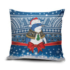 New Zealand Fairy Penguin Korora Christmas Pillow Cover Maori Inspired Knitted Patterns
