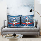New Zealand Fairy Penguin Korora Christmas Pillow Cover Maori Inspired Knitted Patterns