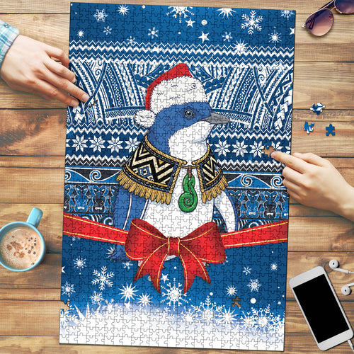 New Zealand Fairy Penguin Korora Christmas Puzzle Maori Inspired Knitted Patterns