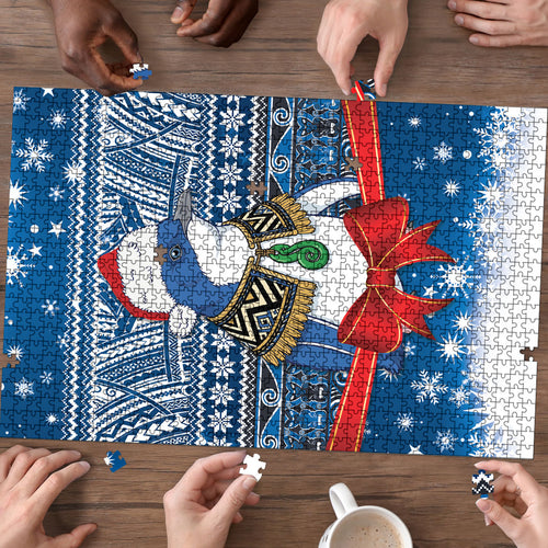 New Zealand Fairy Penguin Korora Christmas Puzzle Maori Inspired Knitted Patterns