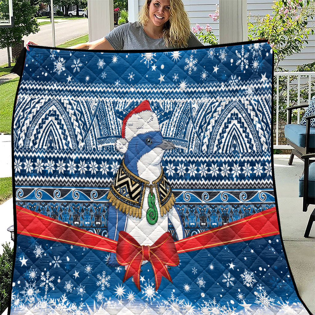 New Zealand Fairy Penguin Korora Christmas Quilt Maori Inspired Knitted Patterns
