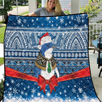 New Zealand Fairy Penguin Korora Christmas Quilt Maori Inspired Knitted Patterns