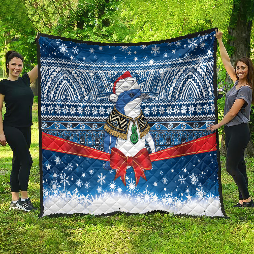 New Zealand Fairy Penguin Korora Christmas Quilt Maori Inspired Knitted Patterns