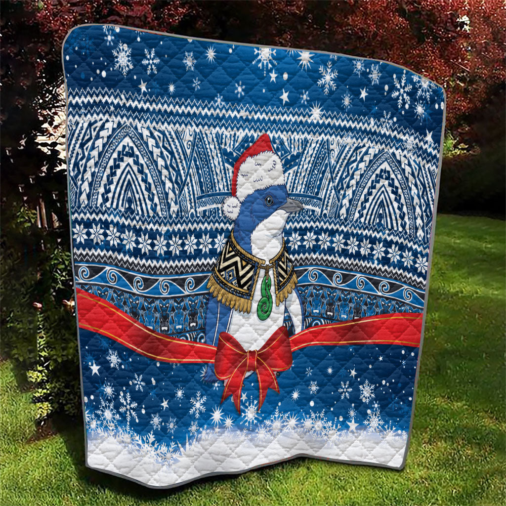 New Zealand Fairy Penguin Korora Christmas Quilt Maori Inspired Knitted Patterns