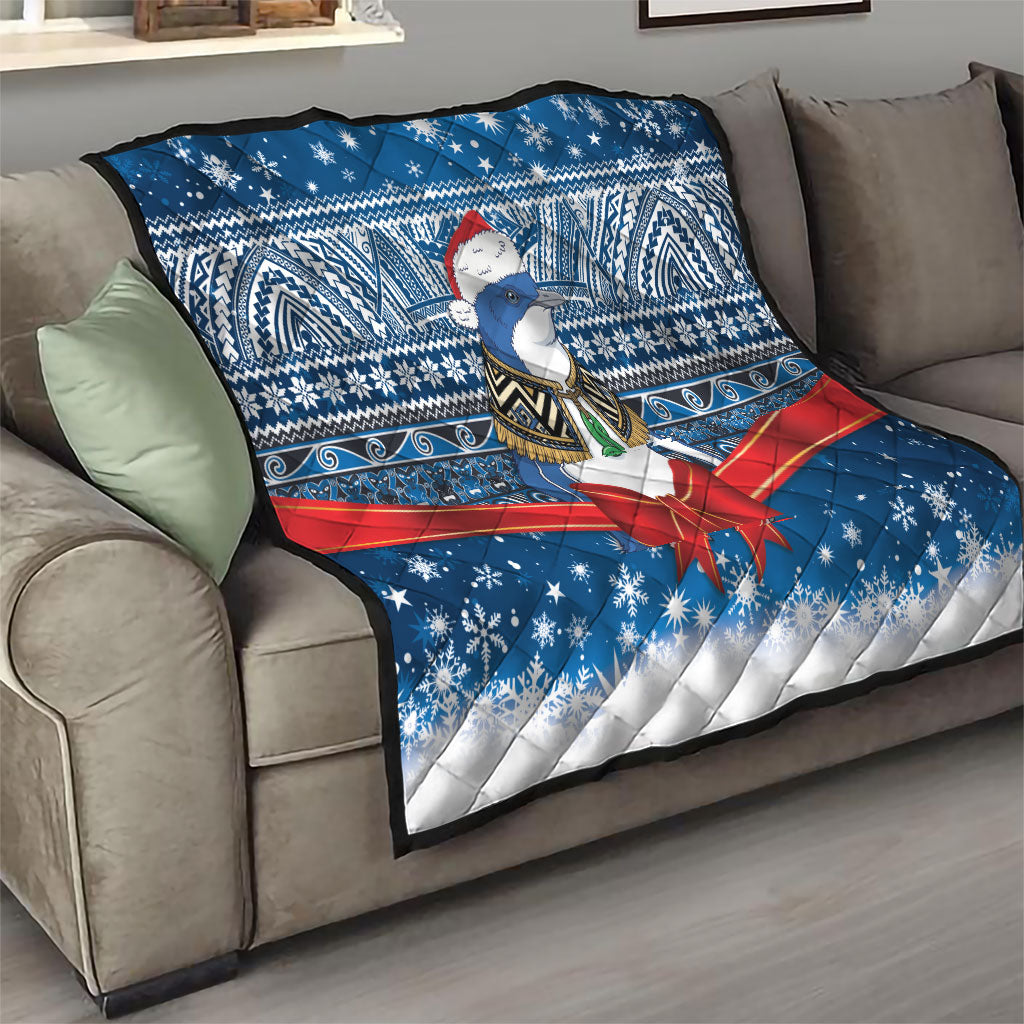 New Zealand Fairy Penguin Korora Christmas Quilt Maori Inspired Knitted Patterns