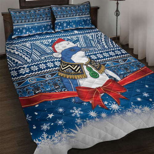 New Zealand Fairy Penguin Korora Christmas Quilt Bed Set Maori Inspired Knitted Patterns