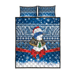 New Zealand Fairy Penguin Korora Christmas Quilt Bed Set Maori Inspired Knitted Patterns