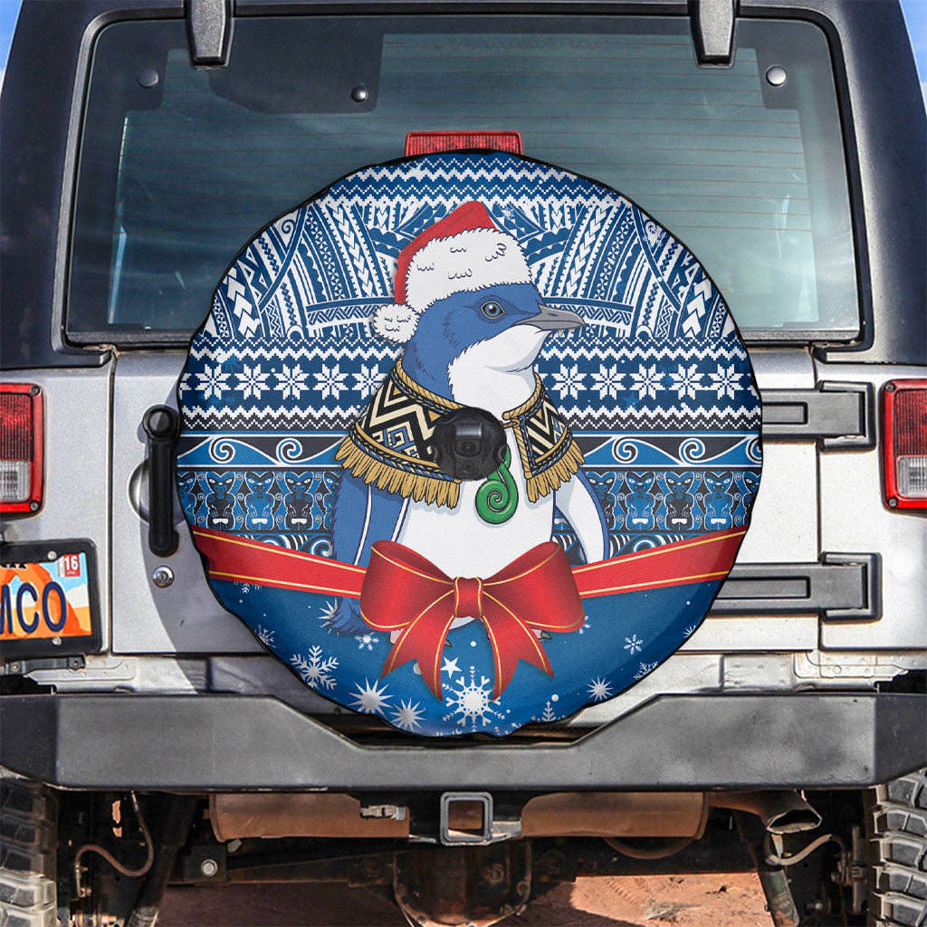 New Zealand Fairy Penguin Korora Christmas Spare Tire Cover Maori Inspired Knitted Patterns