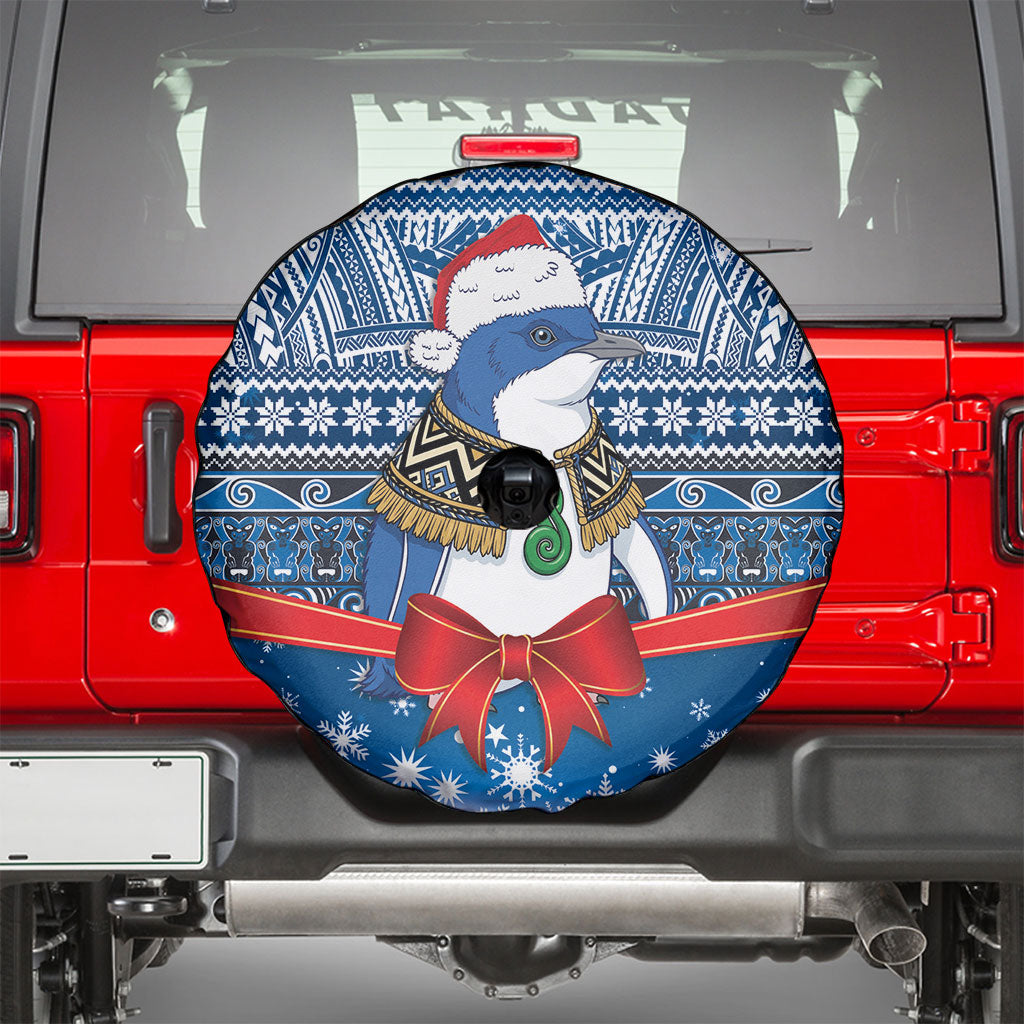 New Zealand Fairy Penguin Korora Christmas Spare Tire Cover Maori Inspired Knitted Patterns