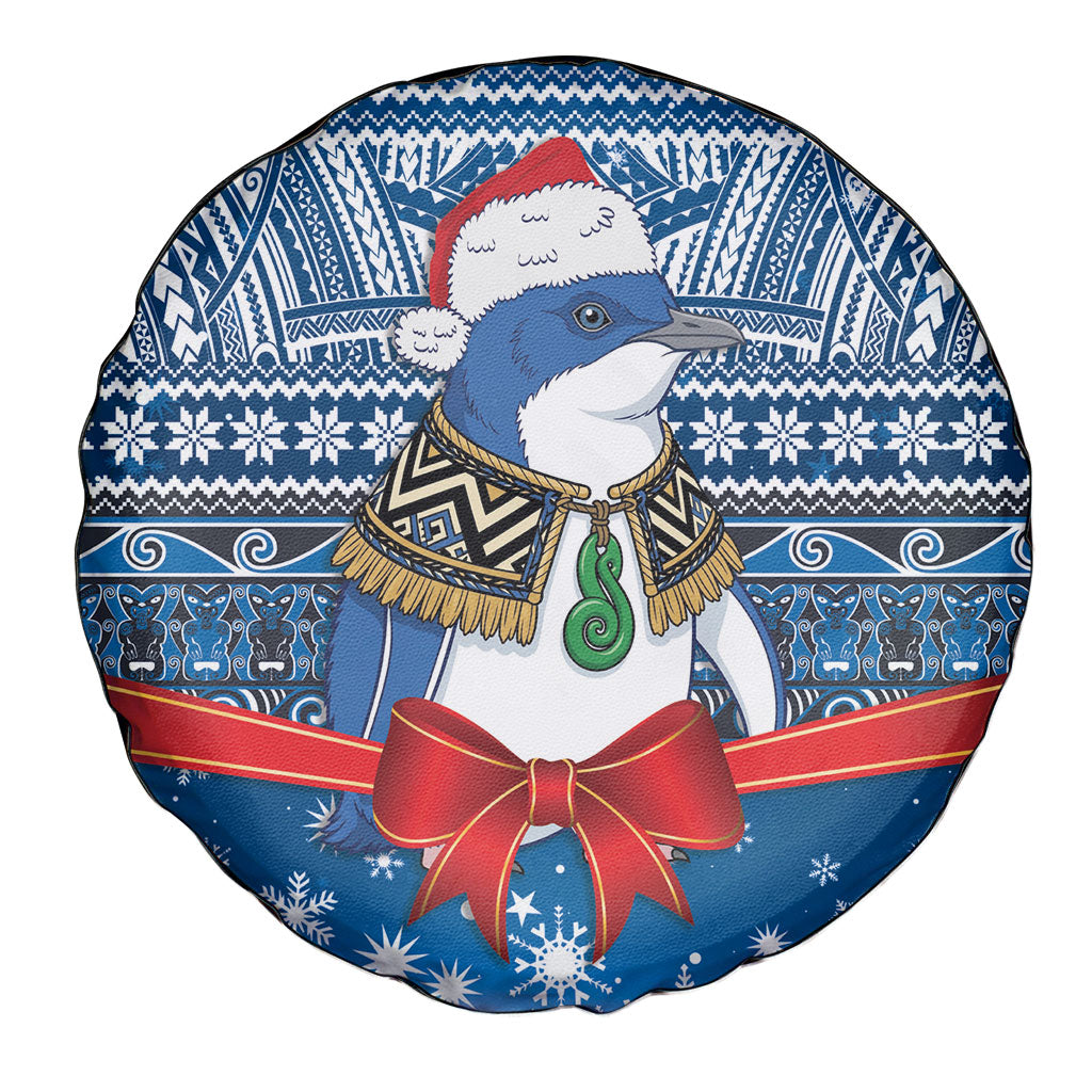 New Zealand Fairy Penguin Korora Christmas Spare Tire Cover Maori Inspired Knitted Patterns