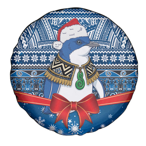 New Zealand Fairy Penguin Korora Christmas Spare Tire Cover Maori Inspired Knitted Patterns