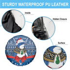 New Zealand Fairy Penguin Korora Christmas Spare Tire Cover Maori Inspired Knitted Patterns