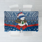 New Zealand Fairy Penguin Korora Christmas Tablecloth Maori Inspired Knitted Patterns