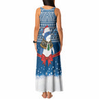 New Zealand Fairy Penguin Korora Christmas Tank Maxi Dress Maori Inspired Knitted Patterns