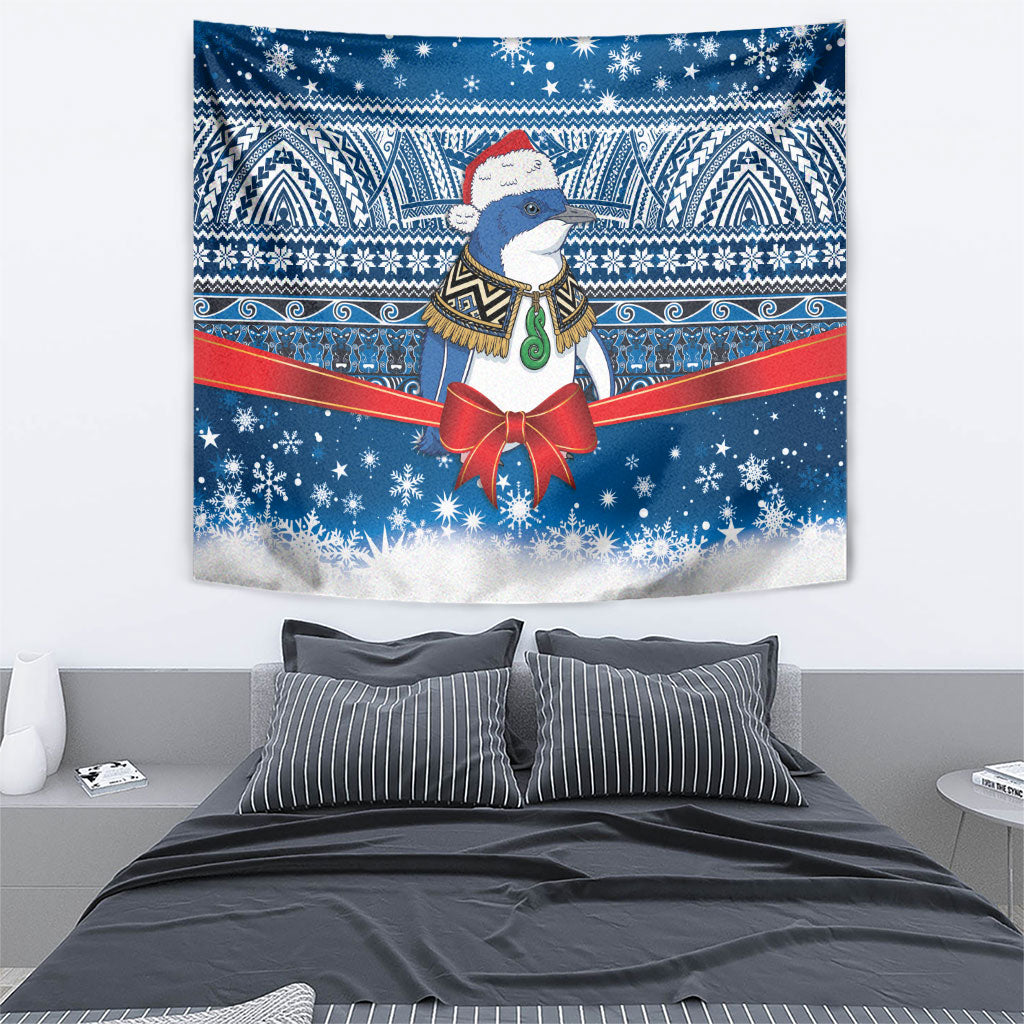New Zealand Fairy Penguin Korora Christmas Tapestry Maori Inspired Knitted Patterns