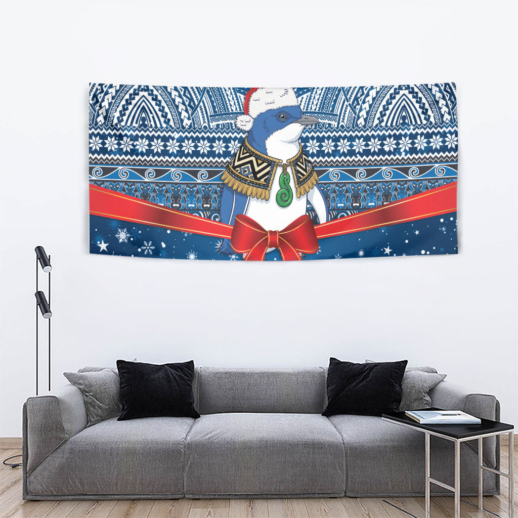 New Zealand Fairy Penguin Korora Christmas Tapestry Maori Inspired Knitted Patterns