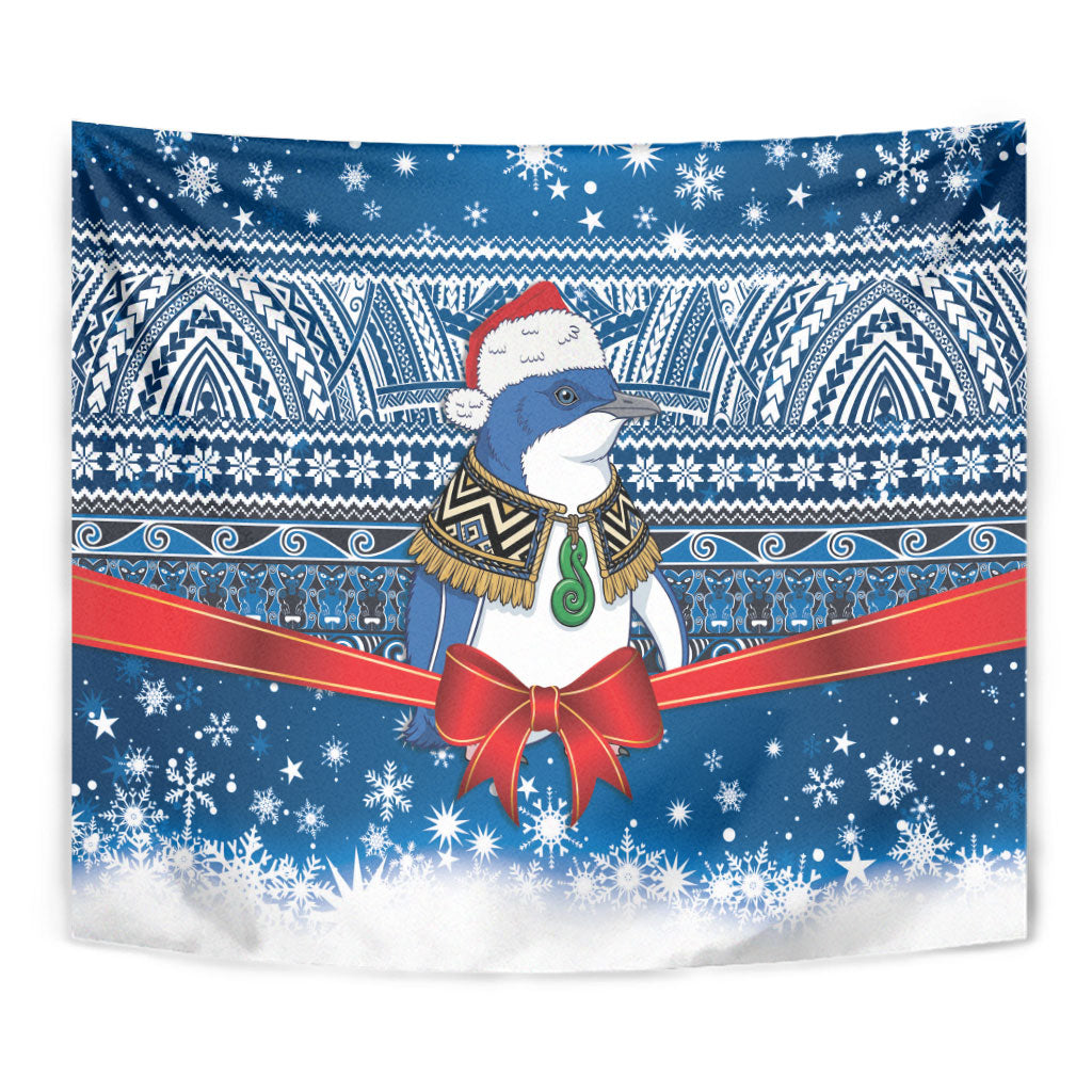 New Zealand Fairy Penguin Korora Christmas Tapestry Maori Inspired Knitted Patterns