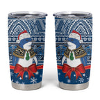 New Zealand Fairy Penguin Korora Christmas Tumbler Cup Maori Inspired Knitted Patterns
