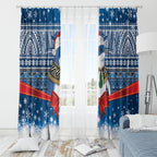 New Zealand Fairy Penguin Korora Christmas Window Curtain Maori Inspired Knitted Patterns