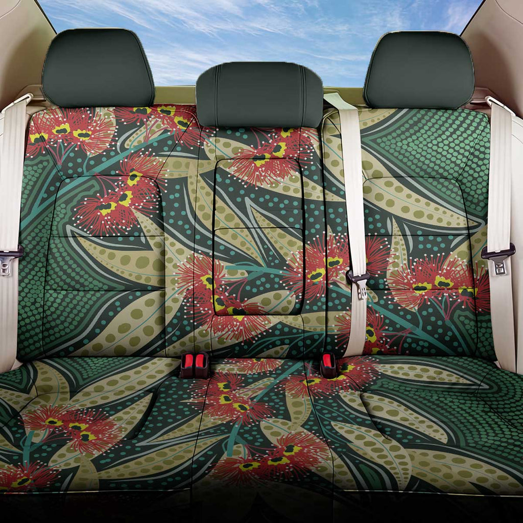 Australian Native Eucalyptus Plant Back Car Seat Cover Aboriginal Dot Art