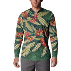 Australian Native Eucalyptus Plant Button Sweatshirt Aboriginal Dot Art
