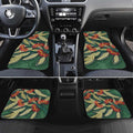 Australian Native Eucalyptus Plant Car Mats Aboriginal Dot Art
