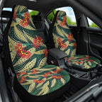 Australian Native Eucalyptus Plant Car Seat Cover Aboriginal Dot Art