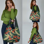 Australian Native Eucalyptus Plant Grocery Bag Aboriginal Dot Art