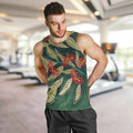 Australian Native Eucalyptus Plant Men Tank Top Aboriginal Dot Art