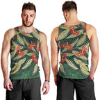 Australian Native Eucalyptus Plant Men Tank Top Aboriginal Dot Art