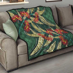 Australian Native Eucalyptus Plant Quilt Aboriginal Dot Art