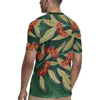 Australian Native Eucalyptus Plant Rugby Jersey Aboriginal Dot Art