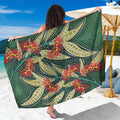 Australian Native Eucalyptus Plant Sarong Aboriginal Dot Art