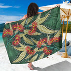 Australian Native Eucalyptus Plant Sarong Aboriginal Dot Art