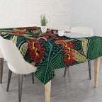 Australian Native Eucalyptus Plant Tablecloth Aboriginal Dot Art