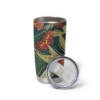 Australian Native Eucalyptus Plant Tumbler Cup Aboriginal Dot Art