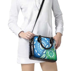 Torres Strait Islander Shoulder Handbag Aboriginal Blue Art